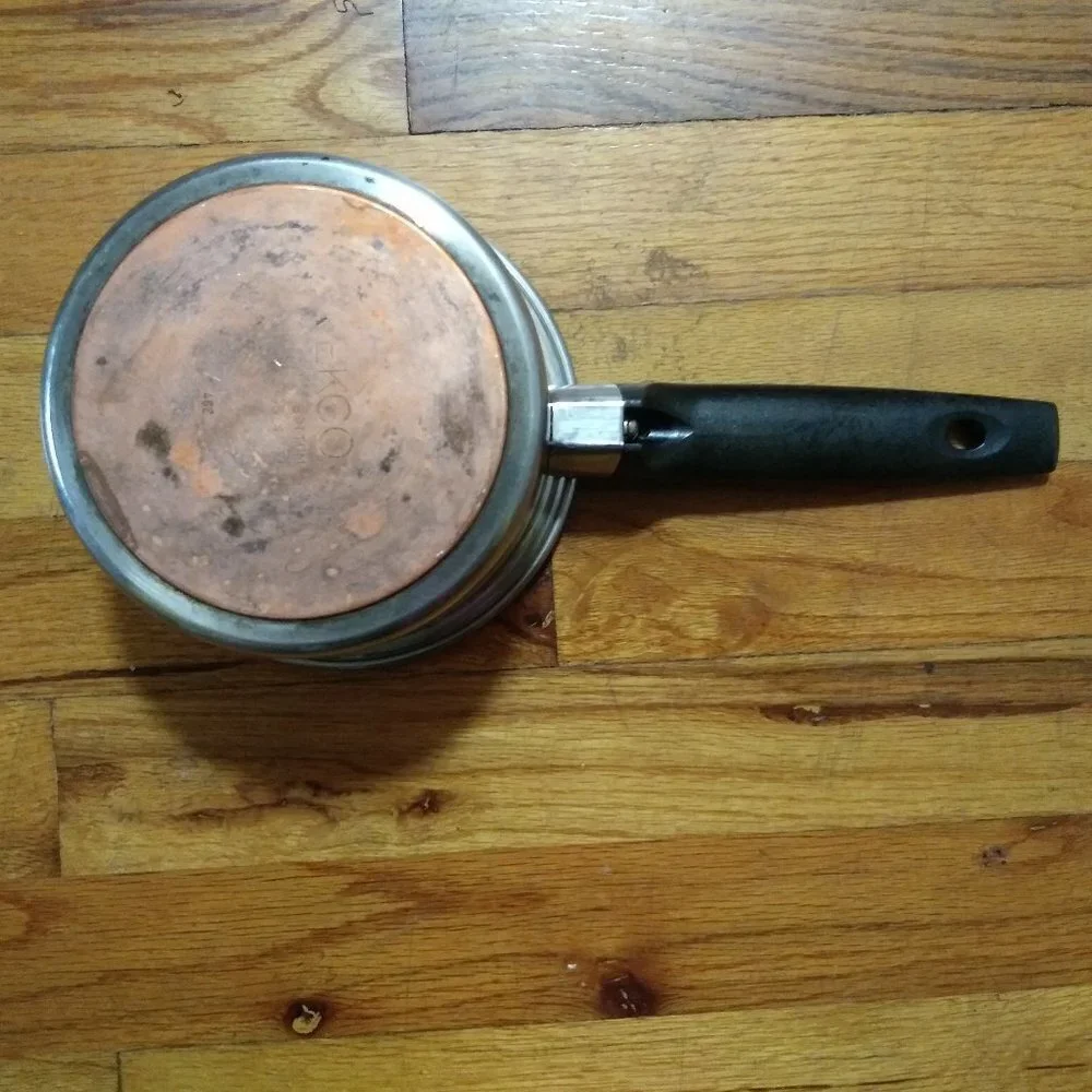 VTG EKCO 1 Qt Sauce Pan Steel w/Copper bottom